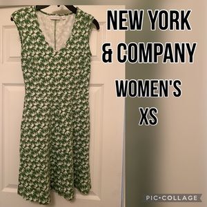 Elephant print dress NYCO size XS